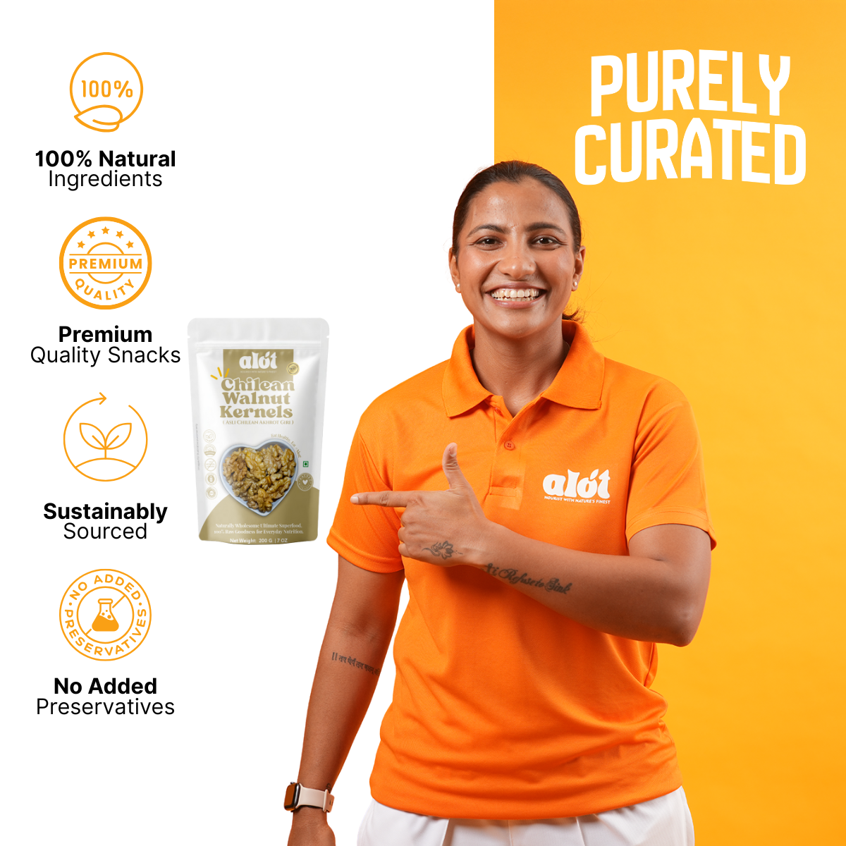 Original Chilean Walnut Kernels (Akhroat Giri)