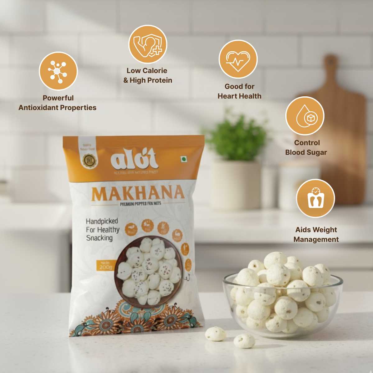 Natural Makhana (Phool Makhana )