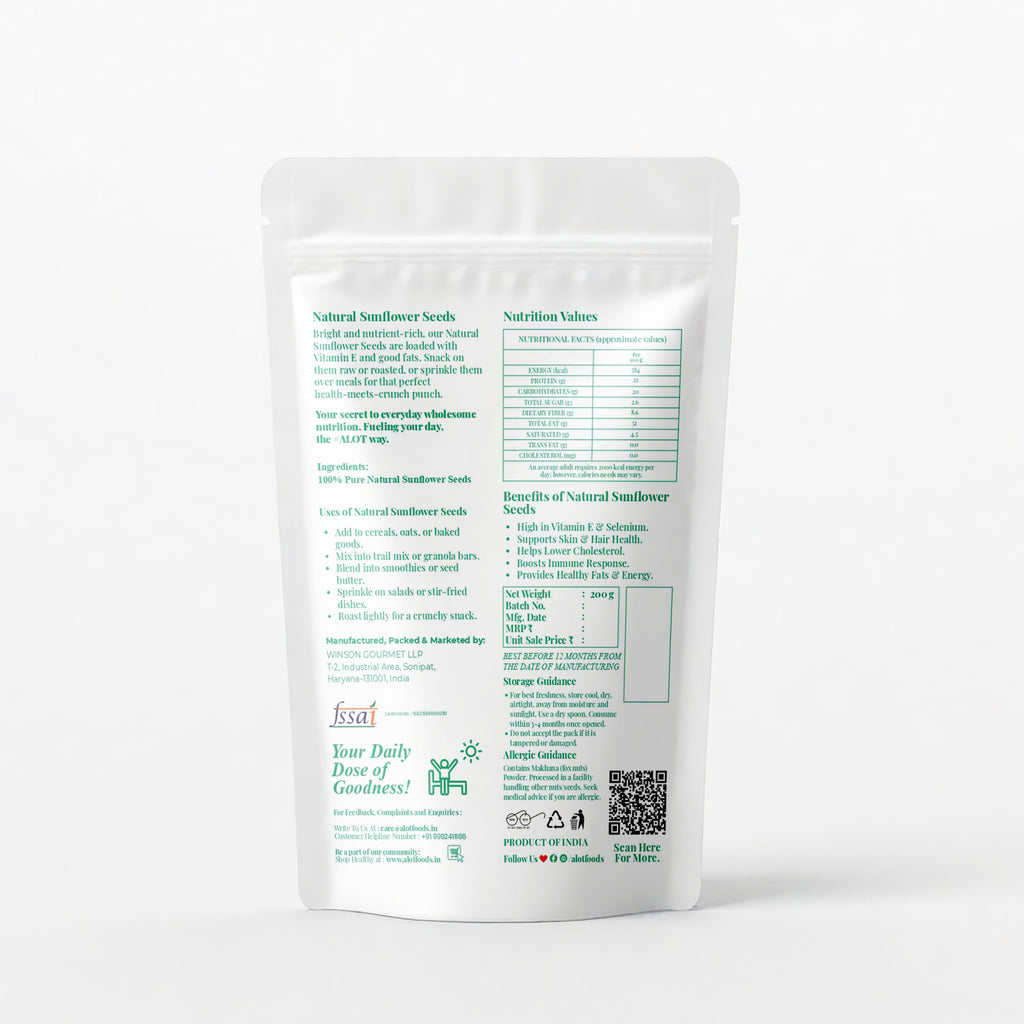 Natural Sunflower Seeds (Sarason Beej)