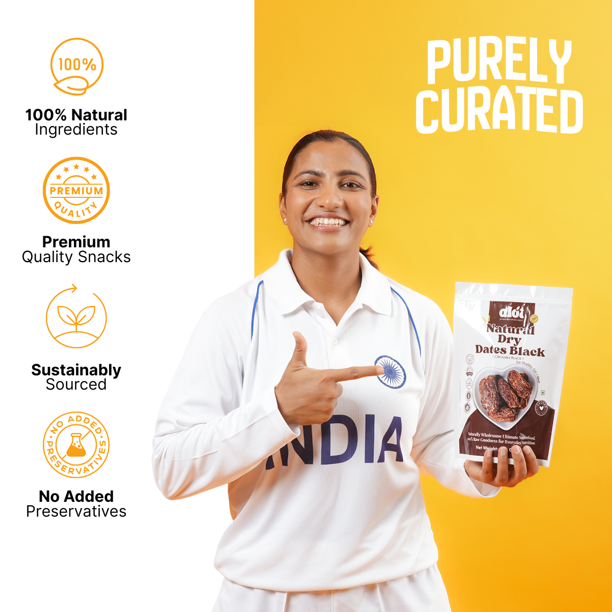 Natural Dry Dates Black (Chuaara Black)