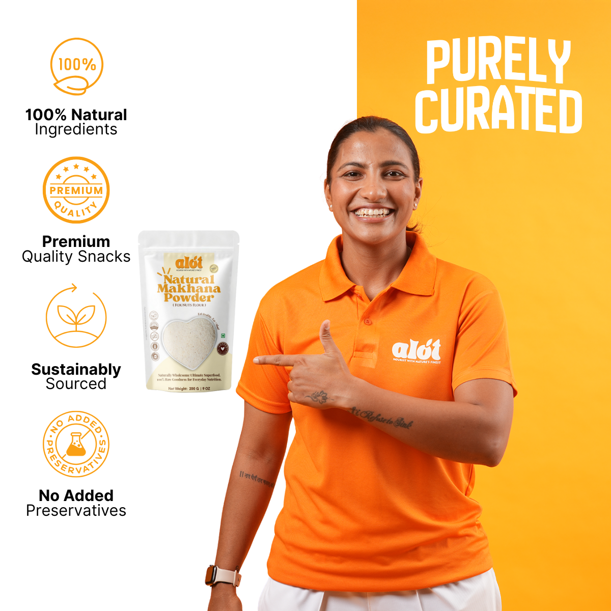 Natural Makhana Powder (Fox Nuts Flour)