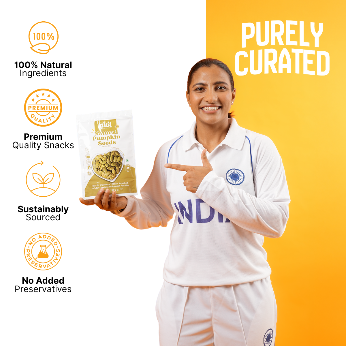 Natural Pumpkin Seeds (kadu Beej)