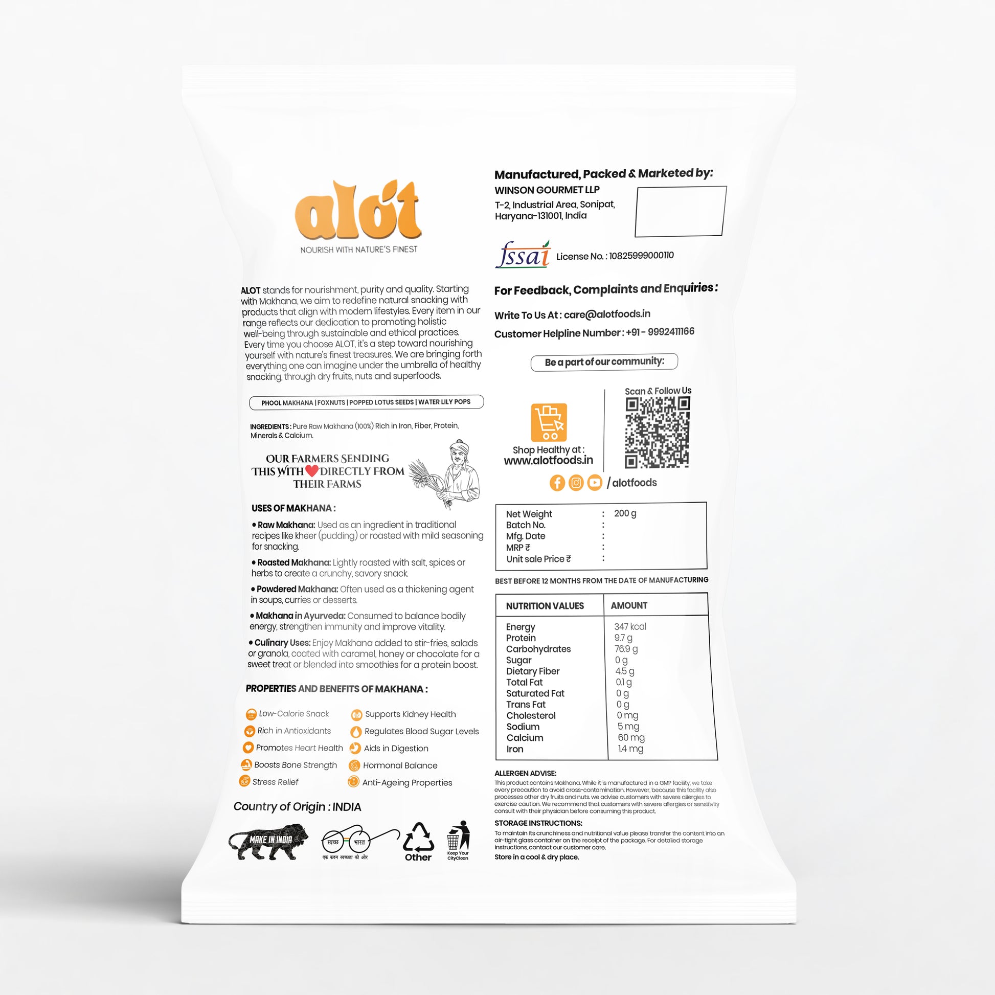 Natural Makhana (Phool Makhana )