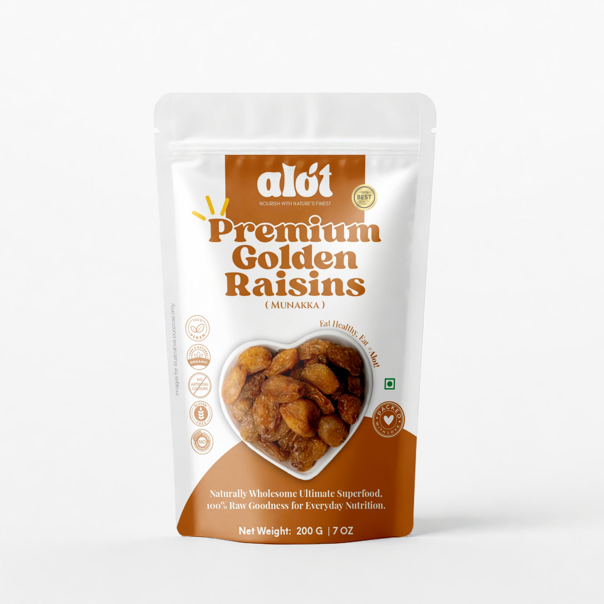 Premium Golden Raisins (Munakka)