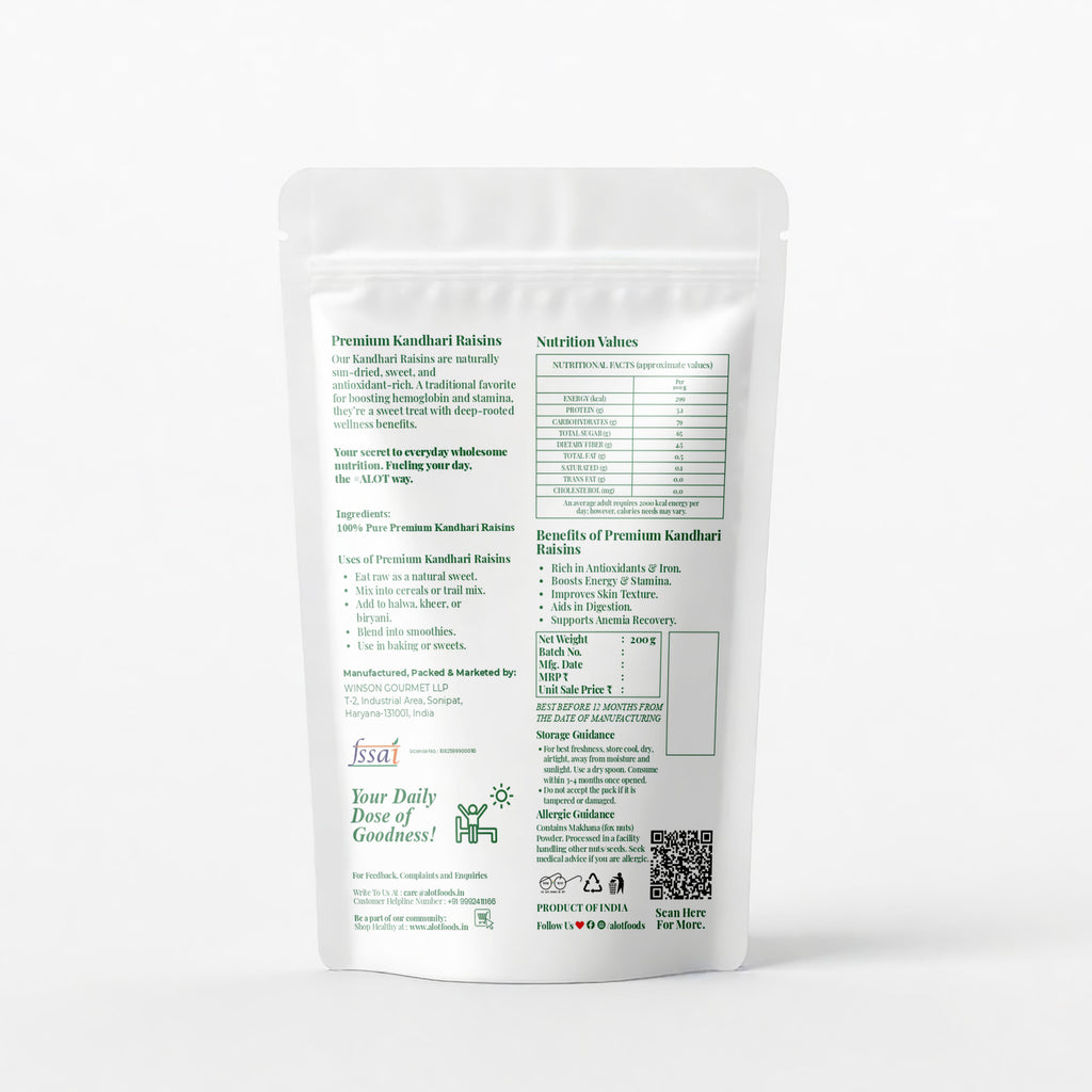 Premium Kandhari Raisins (Kandhari Kishmish)