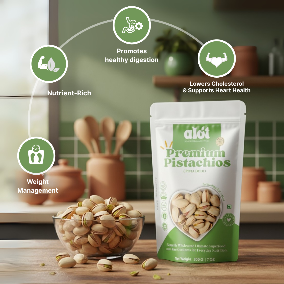 Premium Pistachios (Pista Dodi)