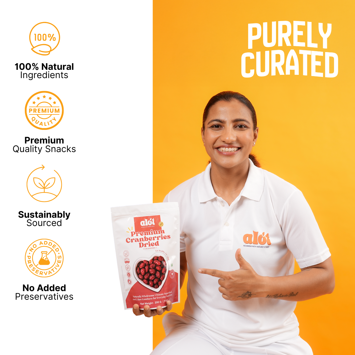 Premium Cranberries Dried (Cranberry)